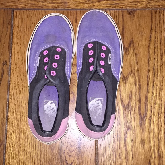 purple pink vans
